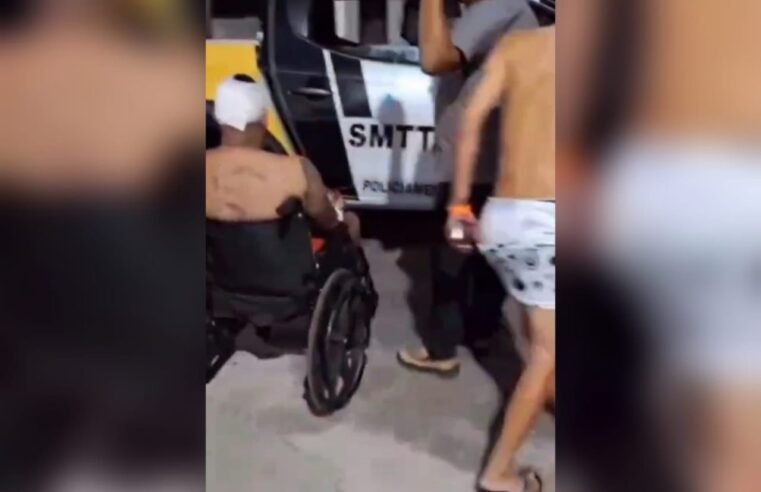 Confusão em bloco de carnaval: agentes da SMTT agem rapidamente para socorrer folião ferido na Barragem Leste