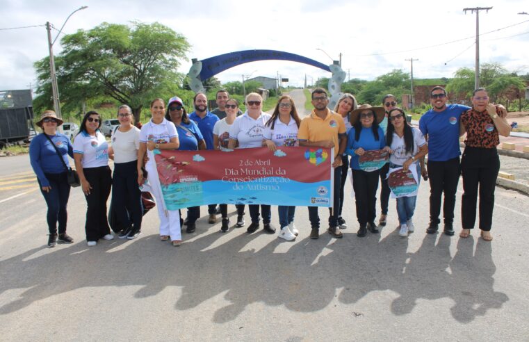 A cidade de Glória finaliza a Semana de Conscientização do AutismoA Semana de Conscientização do Autismo, cujo tema central foi: “Valorize as Capacidades e Respeite os Limites”, foi finalizada com adesivaço e panfletagem na entrada do município.