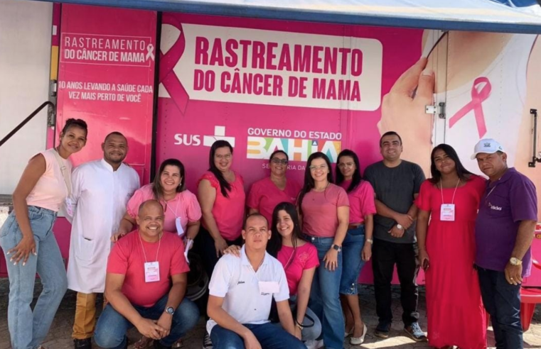 Prefeitura Municipal de Glória, através da Secretaria Municipal de Saúde, em parceria com o Governo do Estado, promoveu o mutirão de rastreamento do câncer de mama