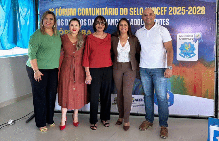 Glória-BA realiza 1º Fórum Comunitário do Selo UNICEF e apresenta diagnóstico das políticas públicas voltadas à infância e adolescência